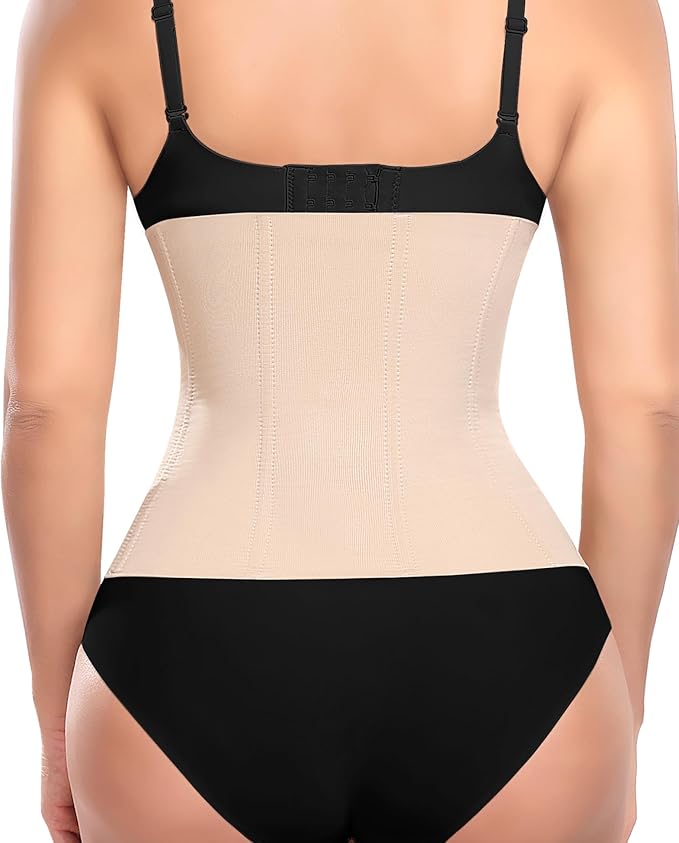 Werena Waist Trainer for Women Corset Shapewear Tummy Control Slimming Body Shaper Girdle Waist Cincher Belly Band
