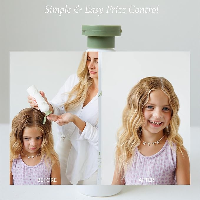 Salée- Styling Cream For Hair For Women & Girls | Anti-Frizz, Smoothing, Slick Back | For Curls, Wavy & Straight Hair | Flexible Gel Hold For Shine & Flyaways | 6 oz.