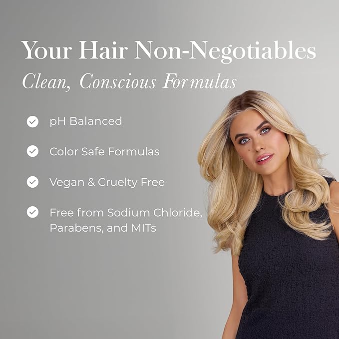 Jon Renau Flexible Holding Spray, Buildable Hold for Human Hair and Synthetic Wigs, Paraben and Sulfate Free Styling Spray, Brushable Finish with Shine and Body, 8.5 oz