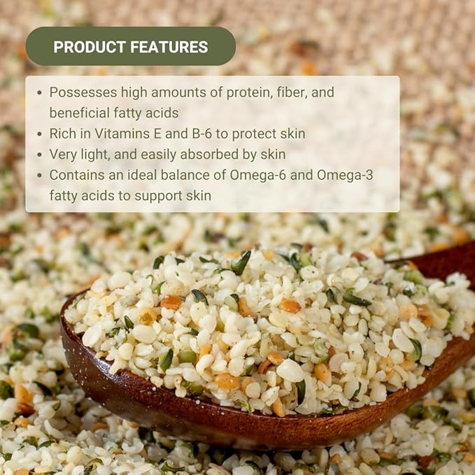 Nature Packaged Hemp Seed Oil for Skin, Hair and Body Direct from Hemp Oil Canada - Cold Pressed Hemp Seed Oils - 16oz (Pack of 1)