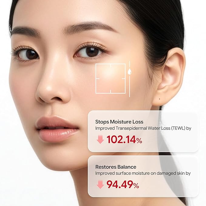 CAYCLLY Redbarrier Cream | Anti-Aging Face Moisturizer with Peptides & Ceramides for Wrinkles & Skin Barrier Repair | Vegan Korean Skincare to Firm, Hydrate & Restore Radiance, 1.69 fl. oz.