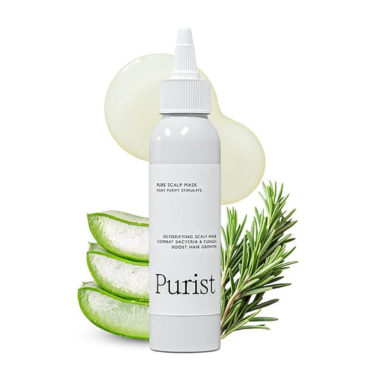 Antifungal Antibacterial Scalp Mask – Boost Hair Growth – Natural Detoxifying Treatment – Nourish with Aloe, Neem, Rosemary, Apple Cider Vinegar & Black Seed – Sulfate, Paraben, Phthalate Free