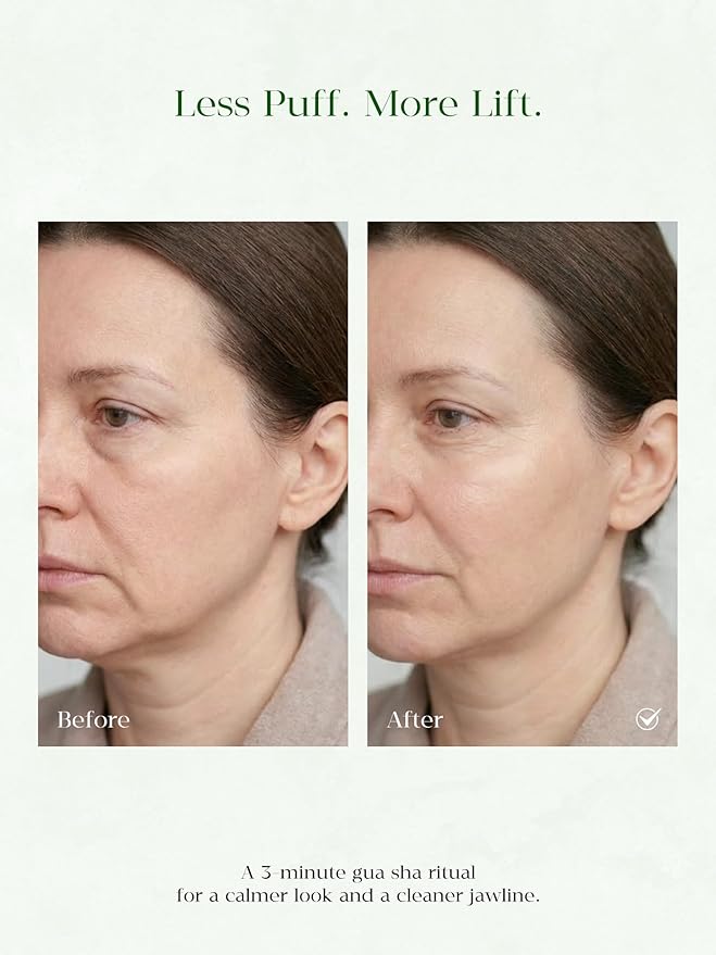 Bunny Gua Sha, Guasha Tool for Face & Body, Gua Sha Facial Tools for Lymphatic Drainage Massage, Body Gua Sha Tool for Neck, Scalp & Shoulders, De-Puff & Sculpt