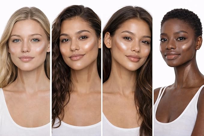 Highlighter stick, Second-Skin Glow, Delicate Pearlescent Finish, Seamless Blend, Long-Wear, Lightweight, Non-Cakey, Sheer(Highlighter Light,) High Cosmetic Agency