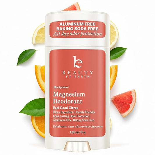 Aluminum Free Deodorant for Men & Women - USA Made with Natural & Organic Ingredients, Fresh Long-Lasting Odor Protection, Baking Soda Free, Non-Irritating Magnesium Deodorant, Sensitive Skin Safe