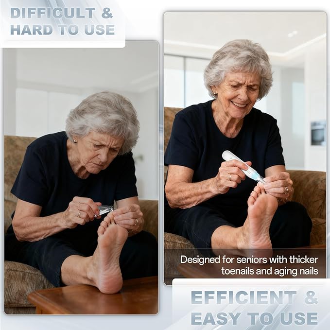 Electric Nail File Drill, Cordless 2000 mAh Rechargeable Nail Filer Electric, Portable Nail Dril Machine Drill for Nails Acrylic Manicure and Thick Toenails Buffer Grinder Care Professional (Blue)