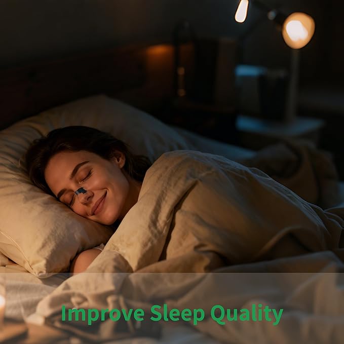 Nasal Strips for Snoring, Nose Strips for Breathing Help Stop Snoring Drug-Free Snoring Solution, Sweat Resistant Nasal Strips for Breathing for Improves Sleep Quality (30 Count)