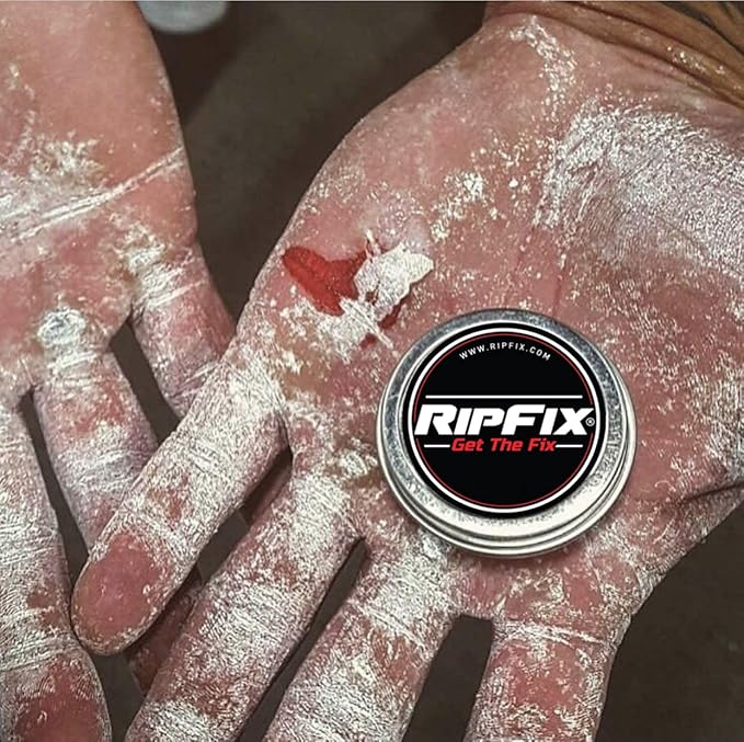 RipFix Hand Repair Balm for Dry Cracked Hands, Hand Salve for Gymnastics and Rock Climbers, Rip Fix Climbing Salve for Men and Women, Premium Gymnast Balm for Hardworking Hands, 6 Travel 0.3 oz Tins