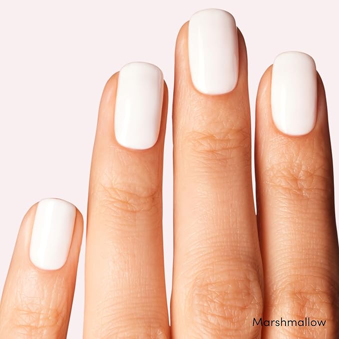 Dashing Diva One Gel Color Duo - Whites - Frost & Marshmallow - 3-in-1 Base Coat, Nail Color & Top Coat - Gel Nail Polish Set - Contains 2 Colors