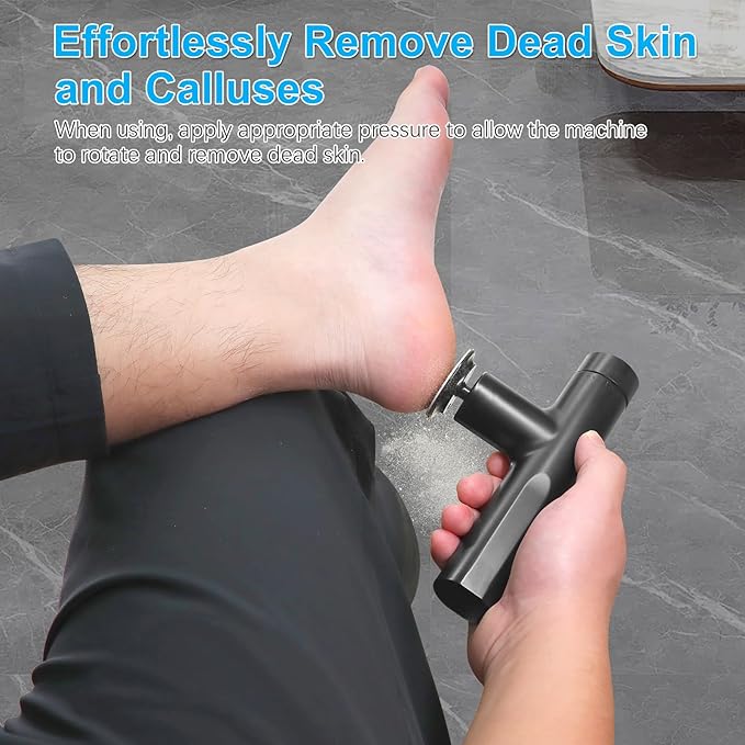 Electric Callus Remover for Feet, Rechargeable Electric Foot Callus Remover Foot Sander Heel Sander Grinder File Pedicure Tools for Women Men Dead Skin Cracked Hard Skin, FCR-6