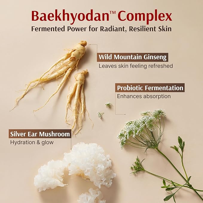 Sooryehan Ginseng Skincare gift Set - Hyobidam Korean Skin Care Set, Premium Gift Set for Intense Hydration, Firm Skin, Wild Ginseng, 13.53 fl oz