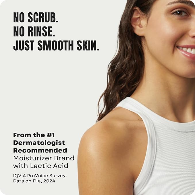 AmLactin Calm & Renew Body Butter - Therapeutic Skin Care Moisturizer for Sensitive Skin - No-Scrub Exfoliator and Body Cream for Dry Skin with Lactic Acid AHA and Soothing Ginger Root, 11oz