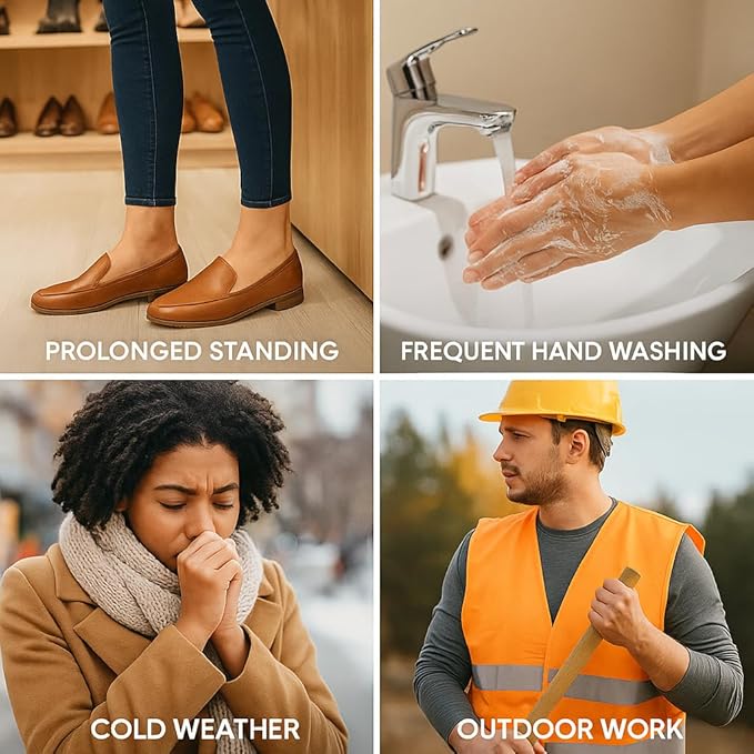 Cracked Skin Repair Sheets for Dry Heels, Fingers & Hands – Soft Barrier Stickers for Moisture Lock & Skin Recovery – Waterproof, Hypoallergenic, Invisible – 10 Sheets