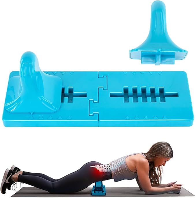 Thrival - Fully Adjustable Psoas, Hip Flexor, Back, Glute, Illiacus and Neck Muscle Release Tool for Deep Tissue, Trigger Point, Hooking Hip and Myofascial Release – Made in USA - Blue