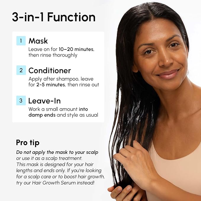 MAREE Deep Conditioning Hair Mask – Keratin Hair Treatment Care for Damaged & Dry Hair – Moisturizer Mask for Frizzy Curly Fine Color Refreshing – Mascarilla Para el Cabello Seco