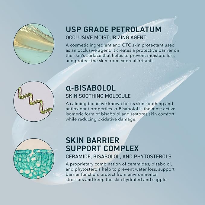 Prequel Skin Utility Ointment, Moisturizing Protectant. Mid-weight Occlusive Face and Body Cream for Dry Skin, Hand Cream for Cracked Hands. Soothing Barrier Protection with 45% Petrolatum