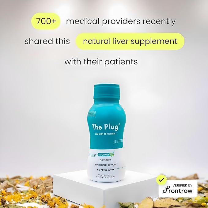 The Plug Liver Cleanse Detox & Repair Drink Electrolytes Organic Herbal Liquid Detoxify Body Plants Supplement Support Weight Loss Natural Health Hydrate Sports Energy Immunity Shots Minerals Vitamins