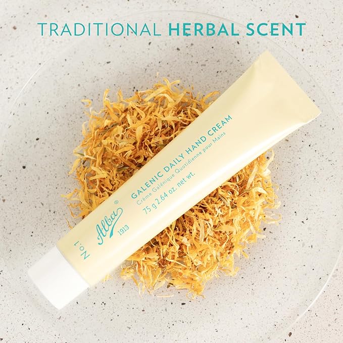 Alba1913 Vegan Daily Hand Cream for Dry Cracked Hands for Women & Men - Moisturizing, Fast Absorbing, Non-Greasy Cream for Working Hands, and Dry Skin, Soothes Skin Irritation - Travel Size 2.64 fl oz