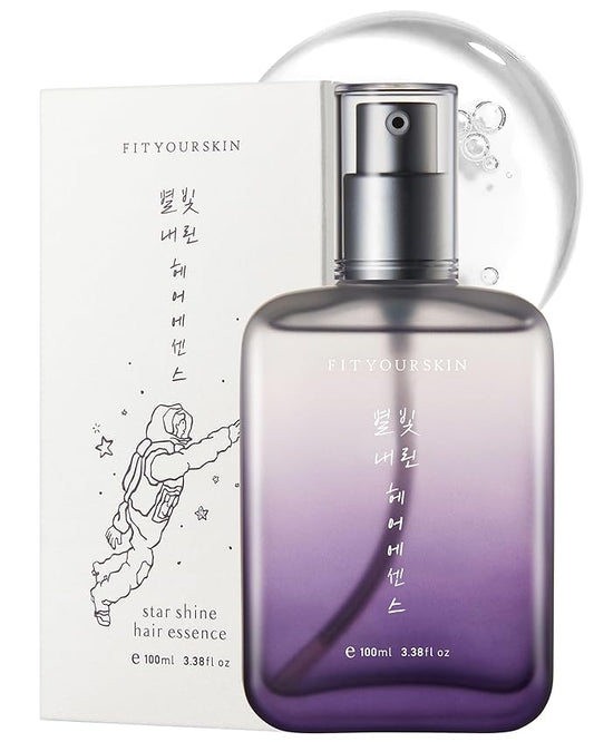 Star Shine Hair Essence (3.38 oz) – Perfumer-Crafted Floral Musk Hair Oil Serum – Lightweight Anti-Frizz Treatment for Flyaways & Dry Ends, Sacha Inchi & Argan Oil, Non-Greasy K-Beauty