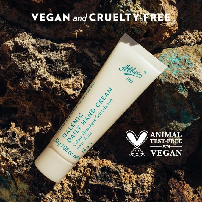 Alba Alba1913 Vegan Hand Cream for Dry Cracked Hands – Soothing Effect, Non-Greasy Refreshing & Moisturizing Cream for Working Hands, and Dry Skin for Women & Men – Travel Size 1.06 fl oz