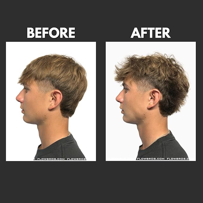 Flow Bros Sea Salt Spray for Hair – Texturizing & Volumizing Sea Salt Spray with Natural Ingredients, Vitamin B5 & Amaranth Seed Extract – Light Natural Finish, Alcohol, Paraben, Phthalate Free – 8oz