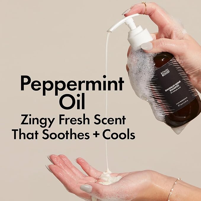 BONDIBOOST Anti-Dandruff Repair Shampoo; Soothe and Revitalize Your Scalp - Relief for Itchy, Flaky, and Irritated Scalp, Promotes Healthy Hair and Long-Lasting Comfort