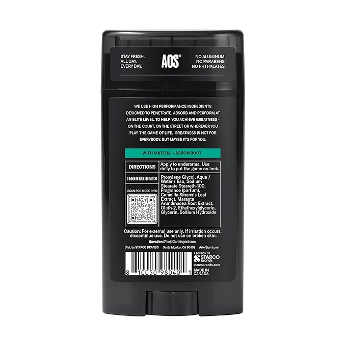 Art of Sport Men’s Antiperspirant, Eucalyptus, Made with Natural Botanicals, Made for Athletes, Victory Scent, 2.7 Ounce (Pack of 2)