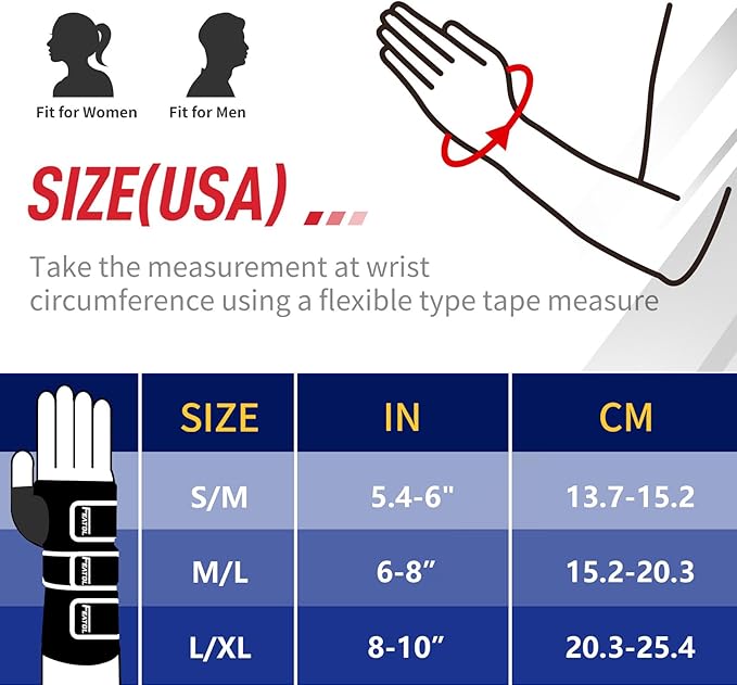 FEATOL Wrist Brace Splint Carpal Tunnel for Women Men, Night Wrist Sleep Support Brace, Left Hand, Large/X-Large, Pain Relief for Sprain, Arthritis, Tendonitis