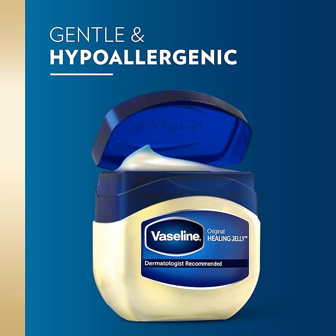 Vaseline Petroleum Jelly Original 3 Count Provides Dry Skin Relief And Protects Minor Cuts Dermatologist Recommended And Locks In Moisture 13oz