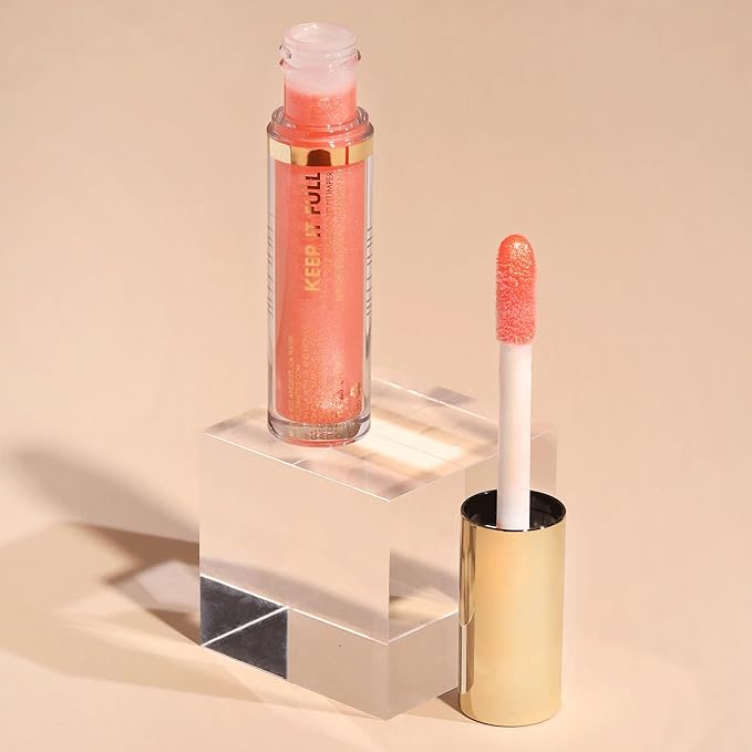 Milani Lip Gloss, Keep It Full Nourishing Lip Plumper with Hyaluronic Acid & Peptides for Soft, Fuller-Looking Lips (0.13 Fl. Oz.) Tropical Shine
