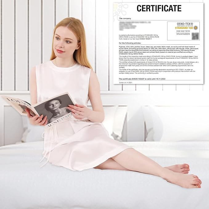 DAISYSILK 100 Pure Mulberry Silk Hair Bonnet for Sleeping Silk Hair Wrap for Women