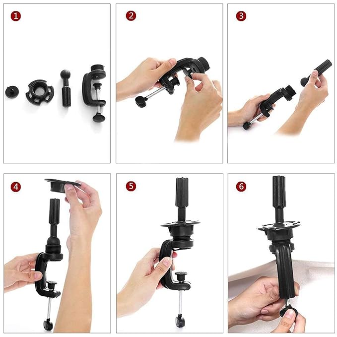 Bald Female Mannequin Head 21.6 Inches Big Head Circumference Makeup Training Head Wig Head Professional Cosmetology for Wig Making Hat Helmet Glasses Display Head Model with Clamp Stand