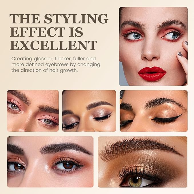 Eyebrow Lamination Kit – DIY Brow Lift Kit& Styling Kit for Fuller, Natural-Looking Brows, At-Home Salon Results, Easy to Use and Lasting