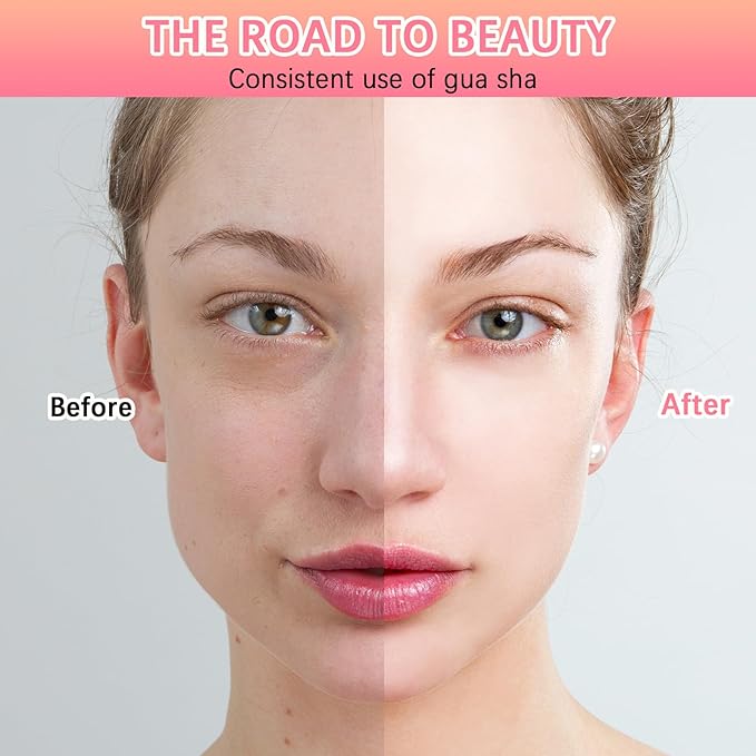 30 Pcs Gua Sha Facial Tool Resin Gua Sha Massage Tool Heart Shaped Guasha Stone Guasha Board for Face Body Skin Massage Spa Acupuncture Prevent Wrinkles