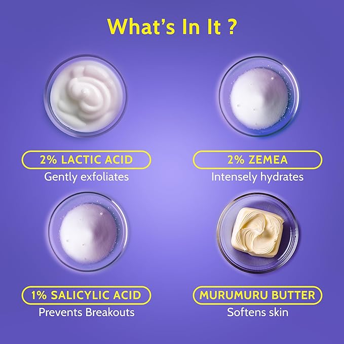 Chemist at Play Body Wash Exfoliating For Dry Rough Bumpy Strawberry Skin With 1% Salicylic Acid 2% Lactic Acid And Ceramides For Men And Women 7.9 Fl oz