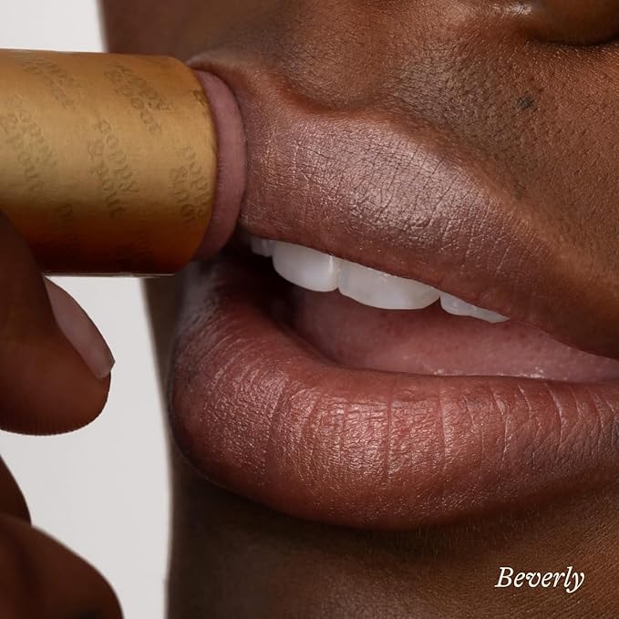 Poppy & Pout All Natural Lip Tints, Sustainable Cardboard Tubes, Hand-filled, Beeswax, Vitamin E, Coconut Oil, Cruelty Free (Dark & Dreamy Trio)