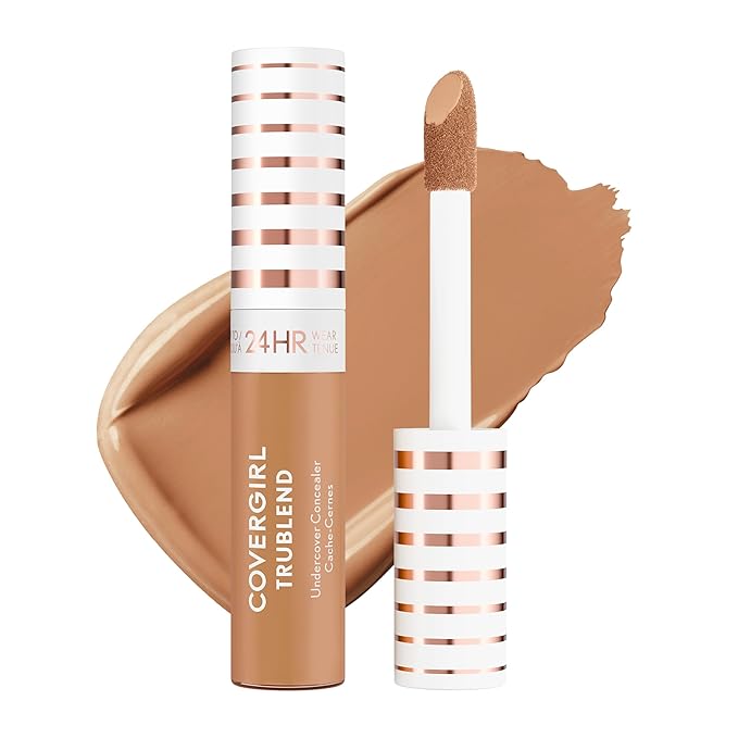 COVERGIRL TruBlend Undercover Concealer, Buildable, Full Coverage, 24-Hour Wear, Matte Finish - M700 Sand Beige
