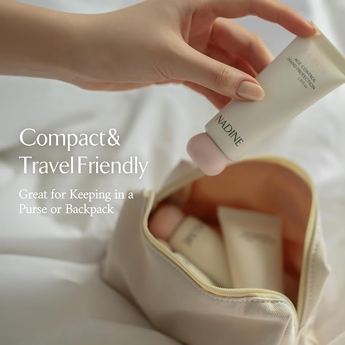 LA MUSE Age-Control Hand Protection | Nadine(White TubeRose) Scent | Luxury Perfumed Hand Cream for Women | Shea Butter Nourishes & Protects Dry, Aging Hands | Fast-Absorbing & No Grease, Silky Finish