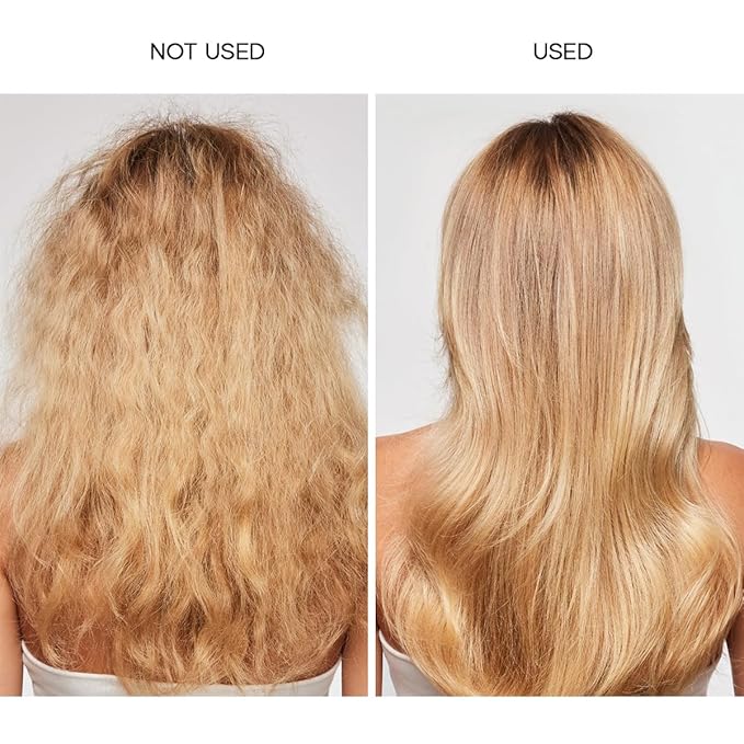 HALOVIDA Hair Mask for Damaged Hair, Silk Mallow Hair Mask Includes Olive Oil & White Truffle - Deep Conditioning Treatment for Permed, Color Treated, Strengthens, Repairs Frizz, 6.8 fl oz