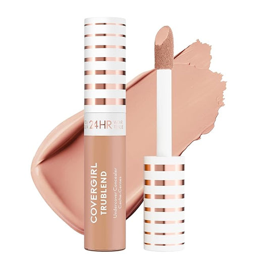 COVERGIRL TruBlend Undercover Concealer, Buildable, Full Coverage, 24-Hour Wear, Matte Finish - M200 Warm Beige