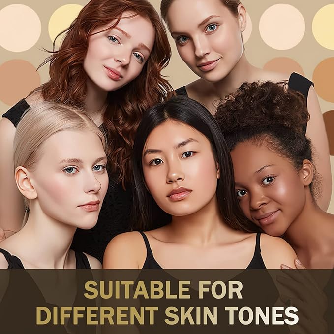 LAVONE Eyebrow Stamp Pencil Kit for Eyebrows Makeup, with Waterproof Eyebrow Pencil, Eyeliner, Eyebrow Pomade, and Dual-ended Eyebrow Brush - Gold Brown