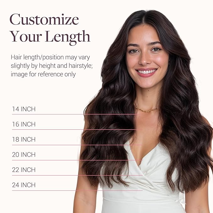 GOO GOO Tape in Hair Extensions Human Hair, 2 Dark Brown, 18inch 50g 20pcs, Skin Weft Seamless Invisible, Silky Straight with Thick Ends, Remy Human Hair