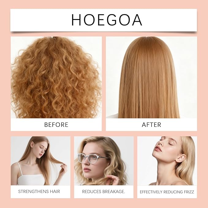 Air Dry Cream for Hair - Smoothing & Frizz Control Cream with Coconut Oil & Castor Oil - Weightless Styling Cream Enhances Natural Texture, Defines Curls & Waves, Travel Size