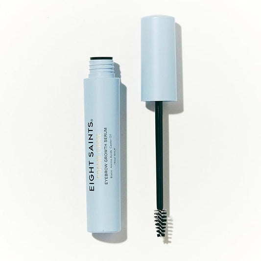 Eight Saints Frame Game Eyebrow Growth Serum for Thicker, Fuller Brows, Natural & Organic Brow Enhancing Treatment for Thin & Sparse Eyebrows, Nourishing Eyebrow Serum, 0.14 fl oz