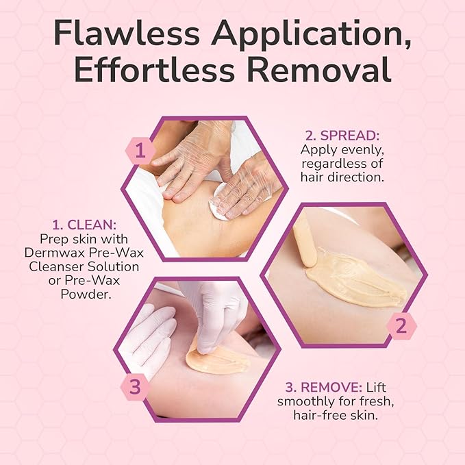 WAXXED Cream Hard Wax Beads 2.2LB – Professional Cream Hard Wax for Hair Removal – Titanium Dioxide Infused Wax Beads for Sensitive Skin – Smooth Application & Clean Removal – Salon & Home Use