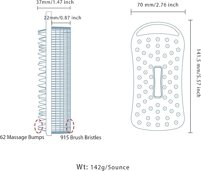 2 PC Silicone Body Scrubber, 2 in 1 Exfoliating Shower Bath Scrubber, Soft Silicone Loofah for Sensitive Skin, Shower Hair Scalp Massager, Easy to Clean, Lather Well (Black&Green)