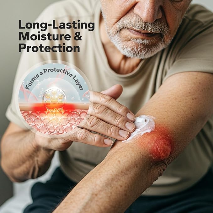 Bed Sore Cream (2.12 Oz), Bedsore Cream Fast Healing, Treatment for Bed Sores On Buttocks, Healing Ointment for Bedsore Treatment, Pressure Sore, Wound Care, Chafed Skin and Skin Sores