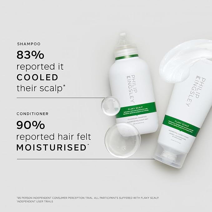 Flaky Scalp Shampoo and Conditioner Set for Dry Scalp Cleansing Hair Products Soothing, Soothes and Calms