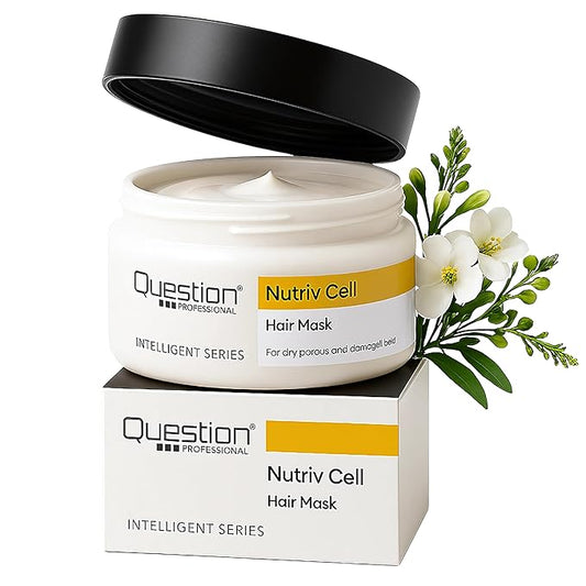 Deep Repair Hair Mask for Dry & Damaged Hair – Shea Butter & Plant-Based Stem Cells – Hydrating & Restorative Treatment – Sulfate-Free, Frizz Control – 11.16 fl oz