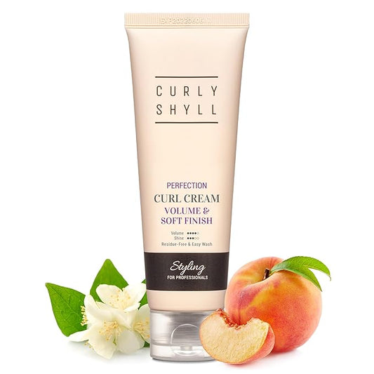 CURLYSHYLL Perfection Curl Cream | Enhancing & Setting Cream for Waves & Curls | Anti-Frizz Moisture Styling Cream | 150ml